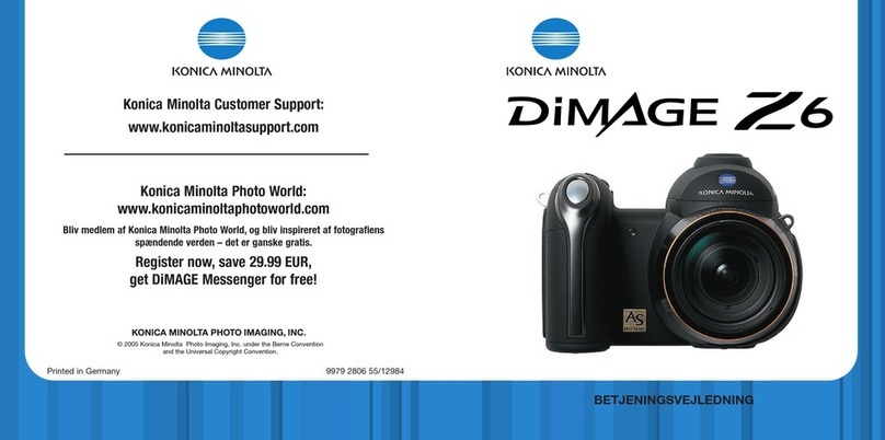 Konica Minolta DiMAGE Z6 user manual