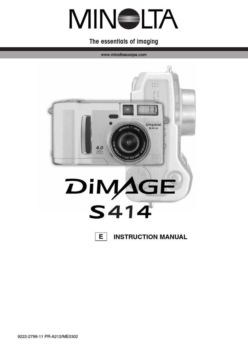 Minolta DiMAGE S414 instruction manual