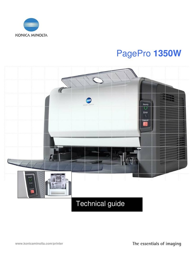 Konica Minolta PagePro 1350W Quick start guide