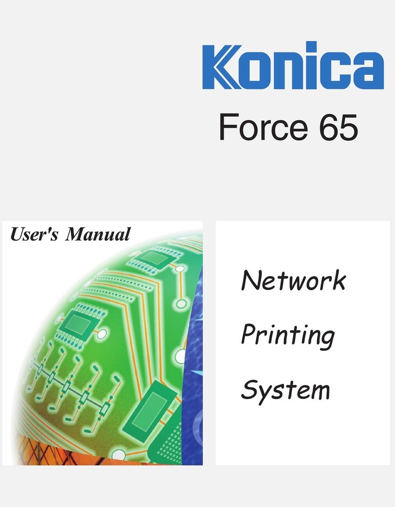 Konica Minolta Network Printer User manual Konica Minolta Network Printer User manual