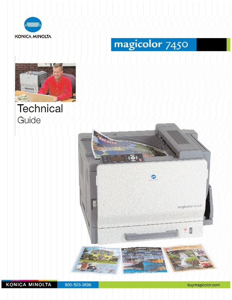 Konica Minolta magicolor 7450 Quick start guide Konica Minolta magicolor 7450 Quick start guide