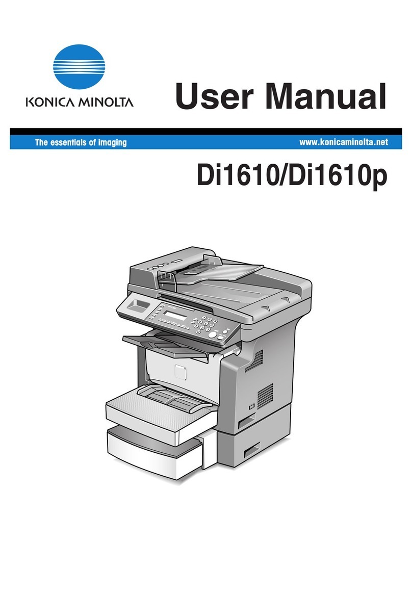 Konica Minolta Di1610 User manual