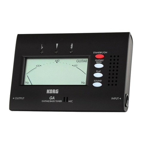 Korg GA-40 User manual
