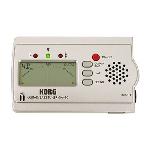 Korg GA-30 User manual