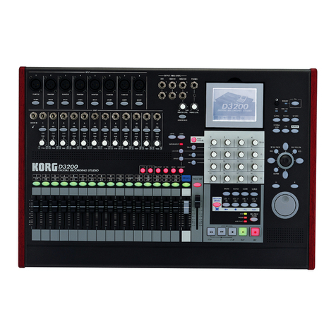Korg D3200 Product information sheet