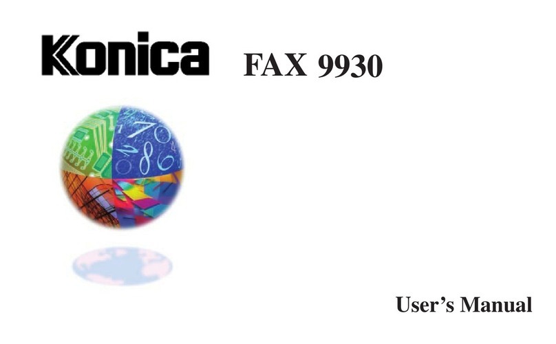 Konica Minolta Fax 9930 user manual