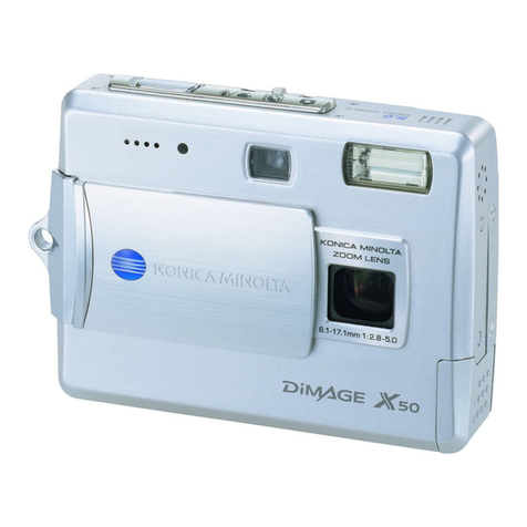 Konica Minolta DiMAGE X50 instruction manual