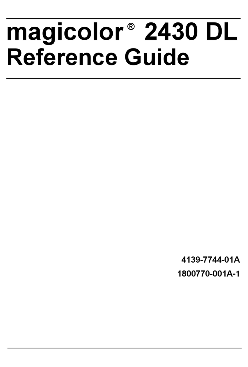 Konica Minolta magicolor 2430 DL reference guide
