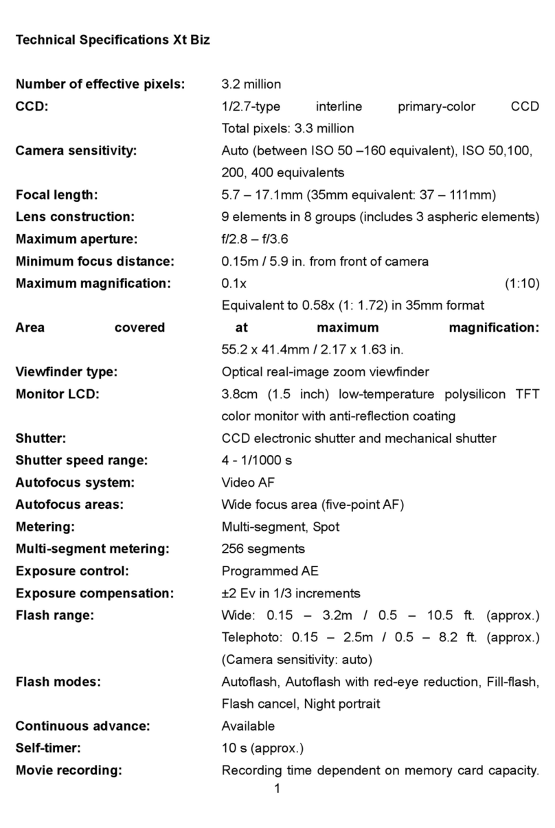 Konica Minolta Minolta DiMAGE Xt Biz User manual