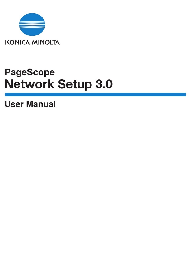 Konica Minolta PageScope User manual Konica Minolta PageScope User manual