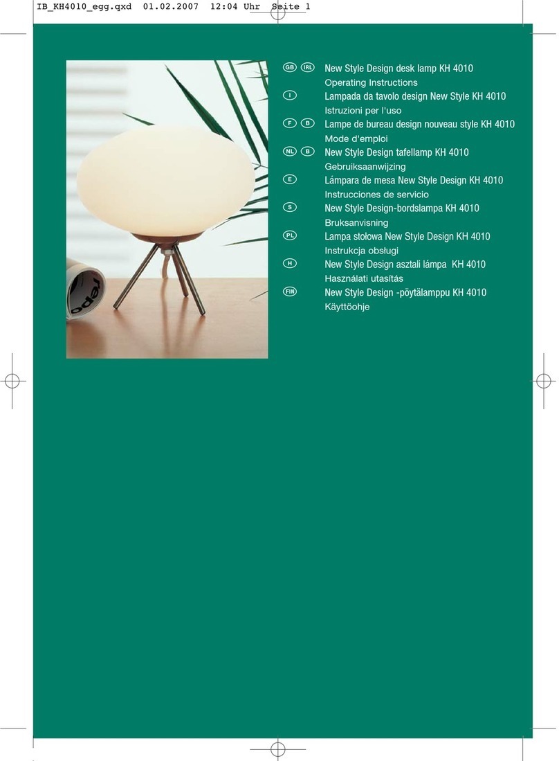 Kompernass New Style Design KH 4010 operating instructions