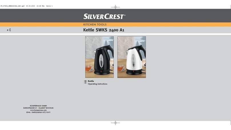 Silvercrest SILVERCREST SWKS 2400 A16 User manual