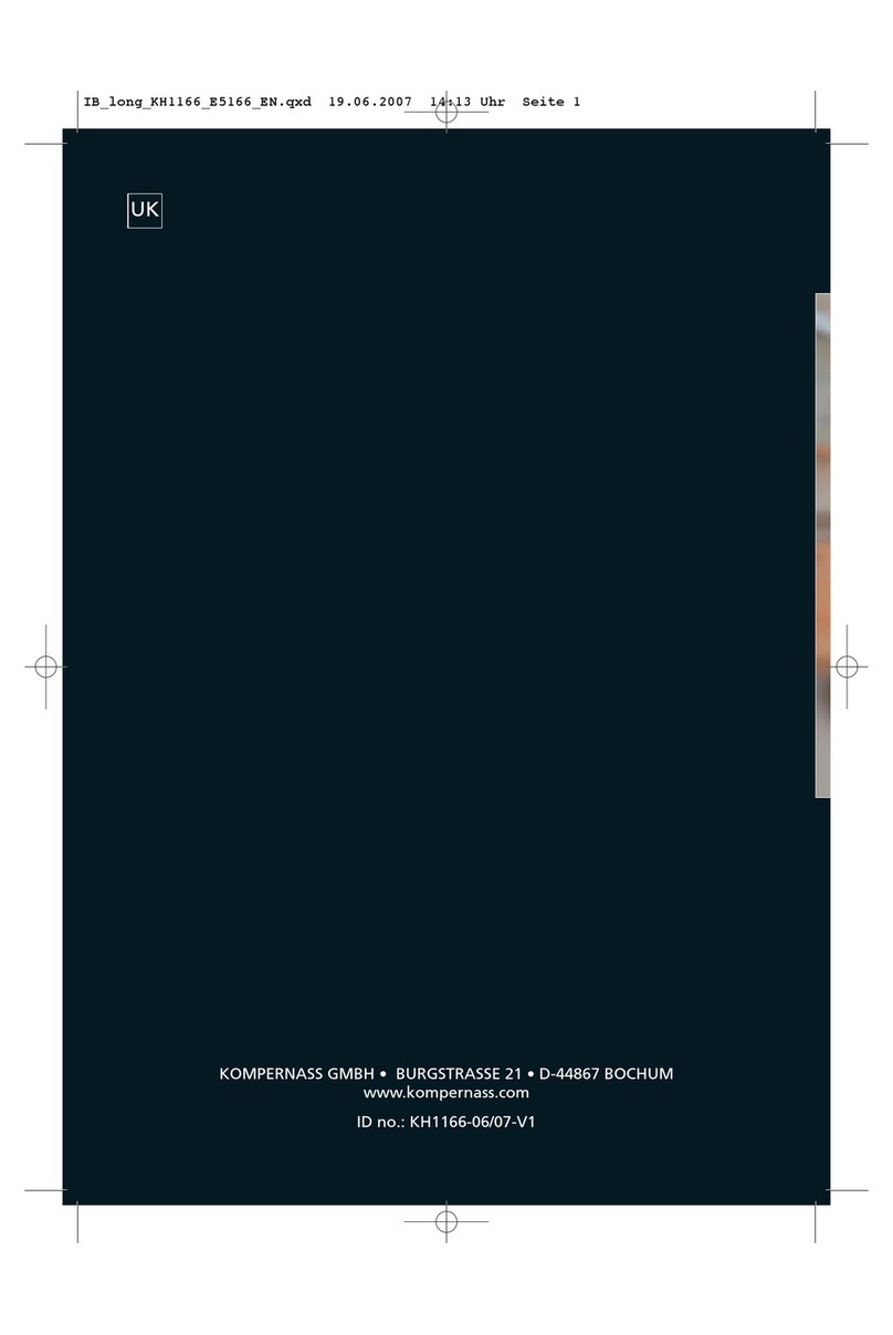 Bifinett KH 1166 operating instructions