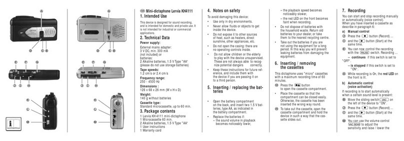 Lervia Lervia KH4111 user manual