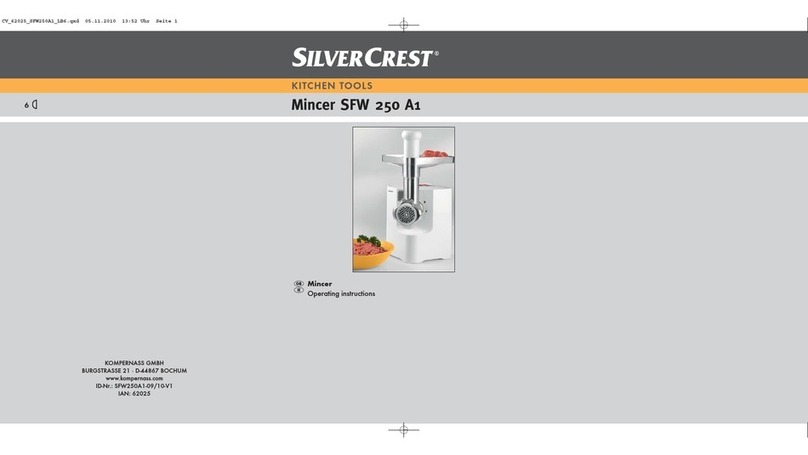 Silvercrest SFW 250 A1 operating instructions