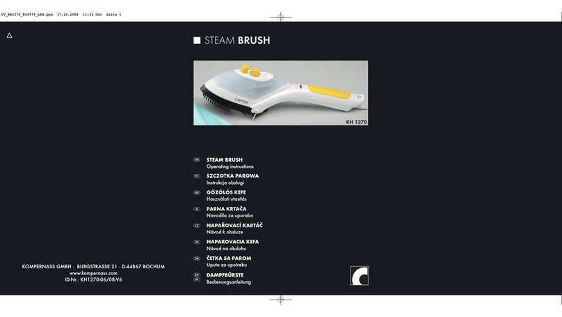Lervia STEAM BRUSH KH1270-06/08-V6 User manual