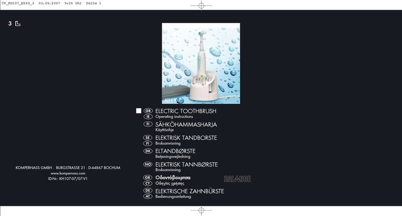 Balance KH 107 operating instructions