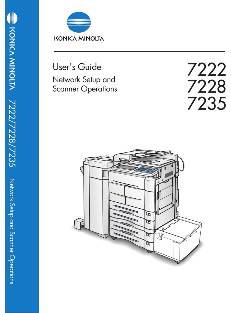 Konica Minolta 7235 Network Setup