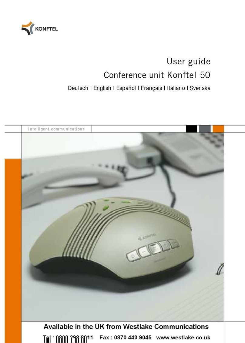 Konftel 50 User manual