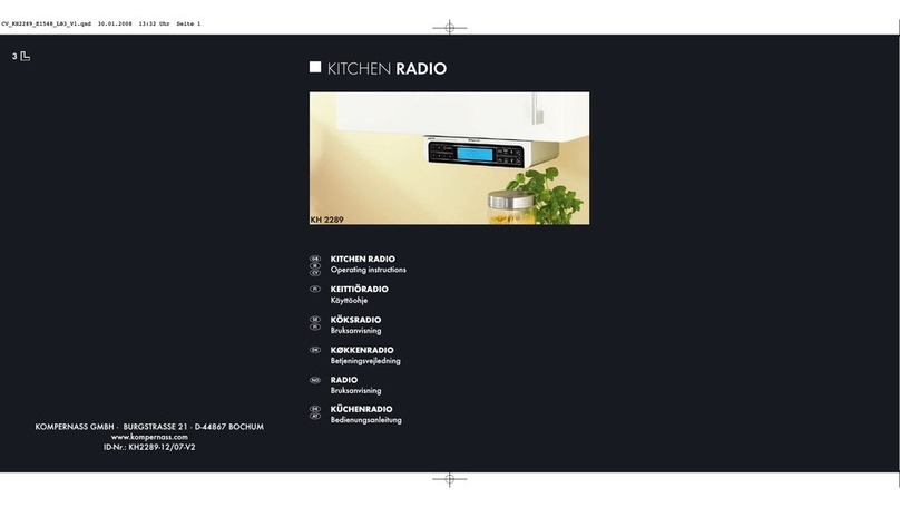 E-Bench KH 2289 operating instructions