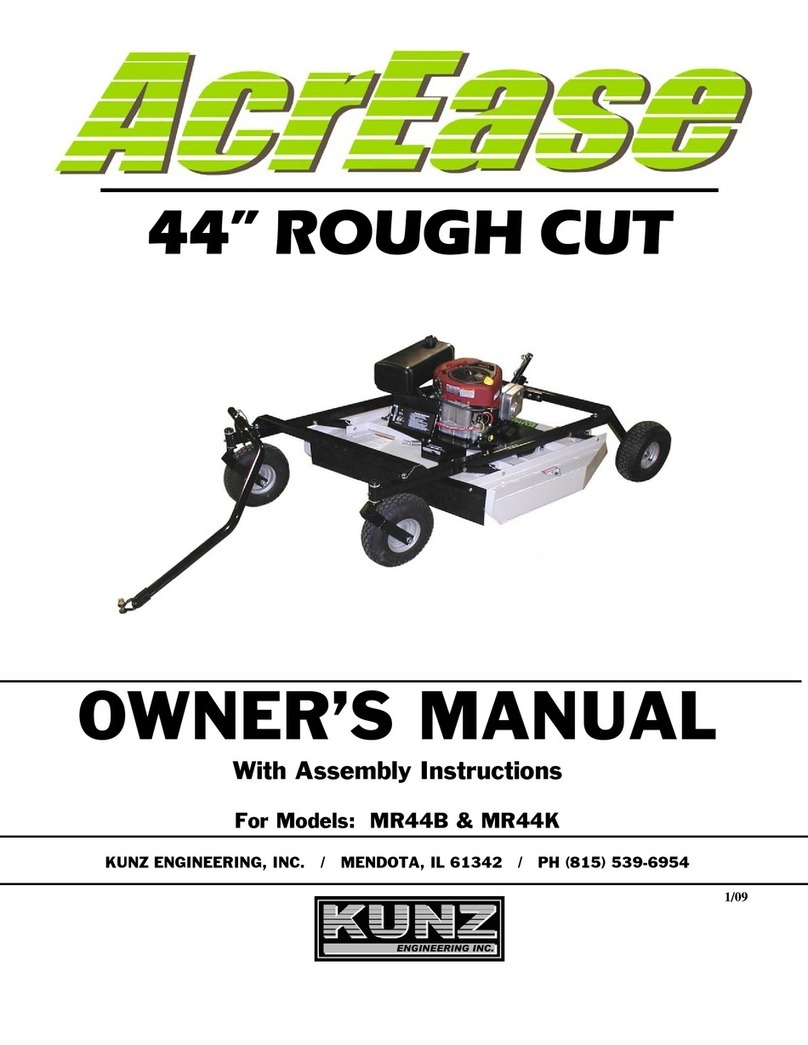 Kunz AcrEase MR44B User manual Kunz AcrEase MR44B User manual