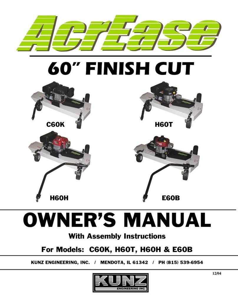 Kunz AcrEase C60K owner's manual