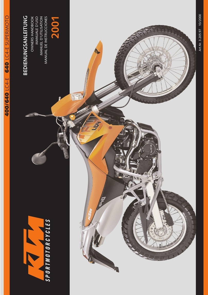 KTM Supermoto 400/640LC4-E6 User guide