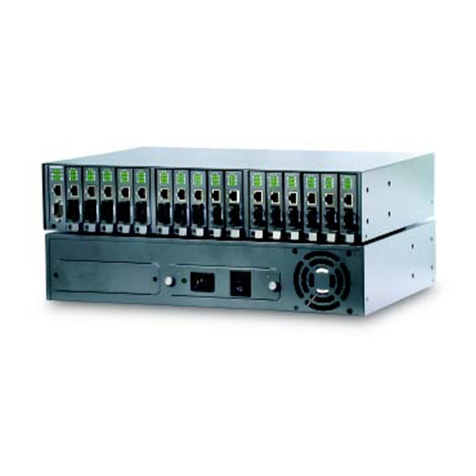 KTI Networks Modular Media Converter Center System... User manual