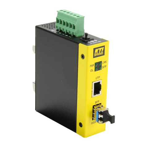 KTI Networks KCD-400 Series User manual