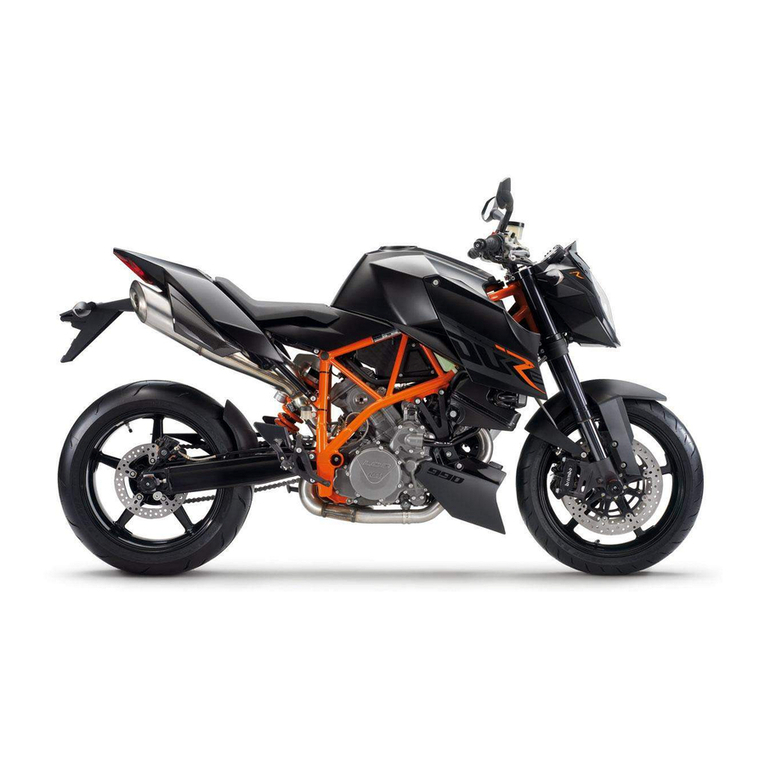 KTM 990 SUPER DUKE User manual