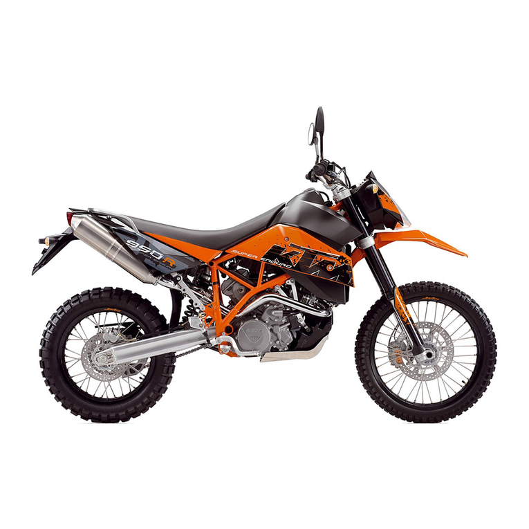 KTM 950 SUPER ENDURO R 950 User manual