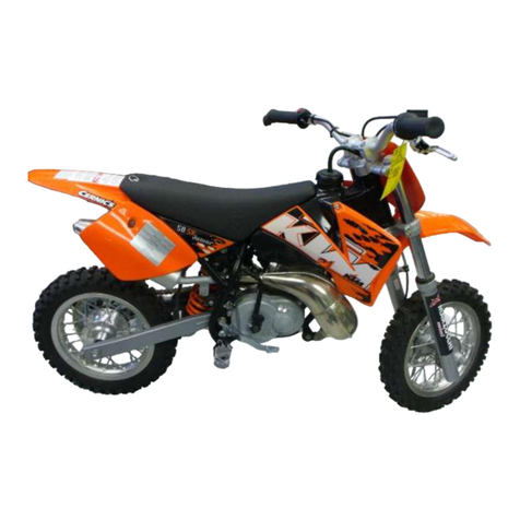 KTM 50 SX PRO SENIOR LC User manual