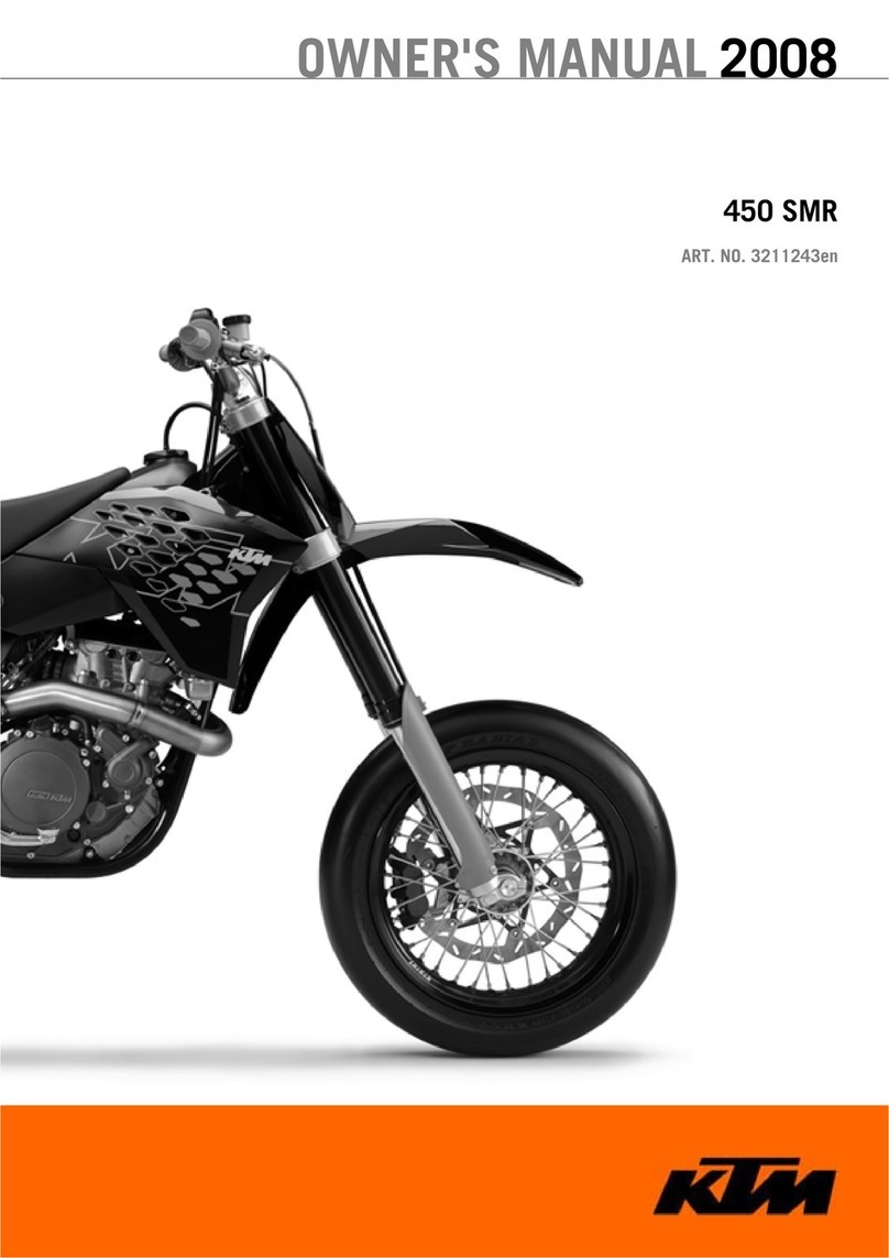 KTM 450 SMR User manual