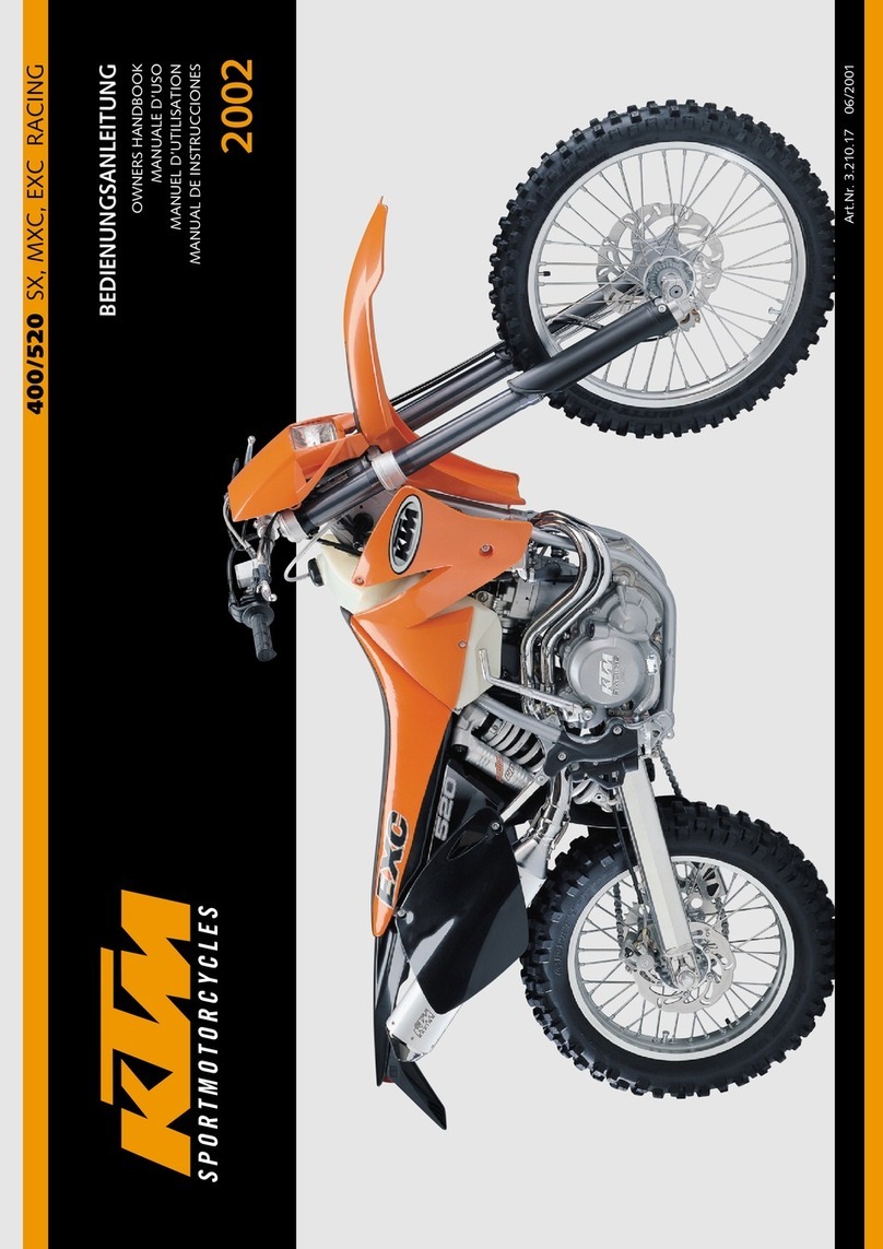 KTM 400 LS-E/MIL Owner's handbook