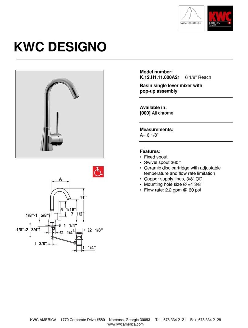 KWC Designo K.12.H1.11.000 User manual