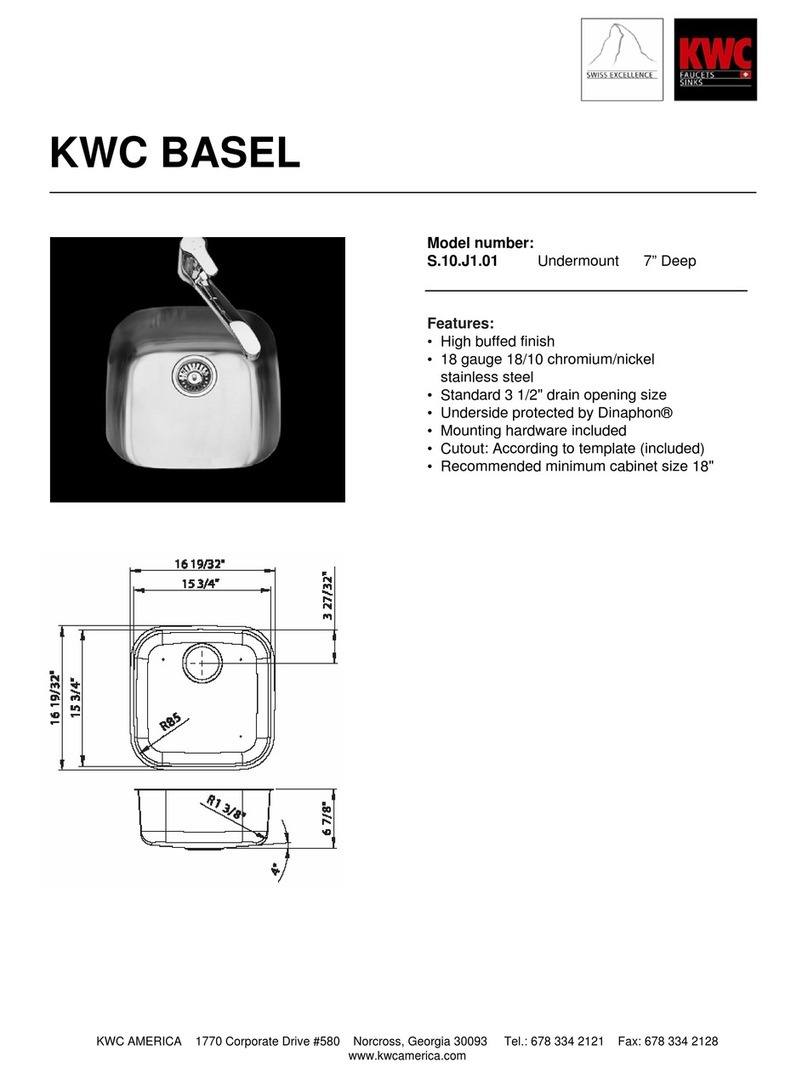 KWC Basel S.10.J1.01 User manual KWC Basel S.10.J1.01 User manual