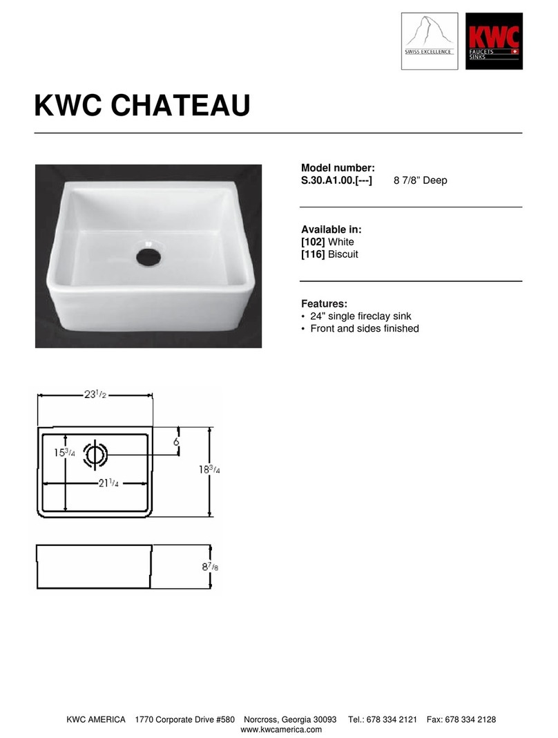 KWC Chateau S.30.A1.00. User manual