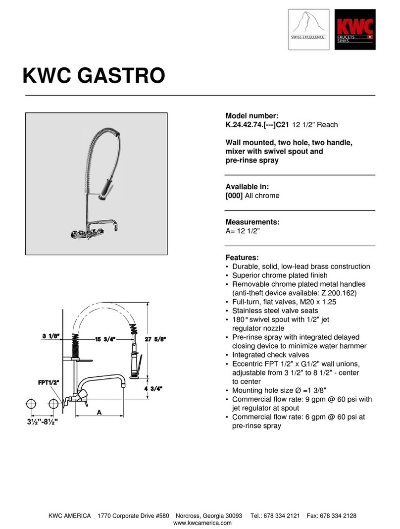 KWC GASTRO K.24.42.74 User manual