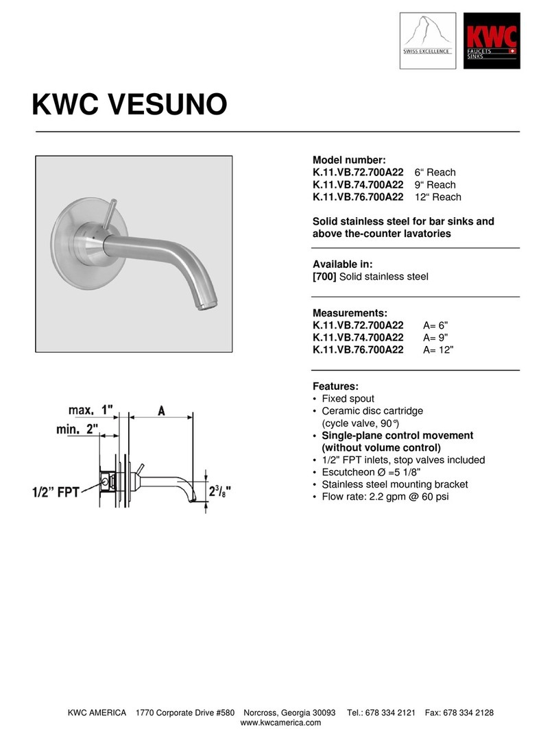 KWC K.11.VB.72.700A22 Owner's manual