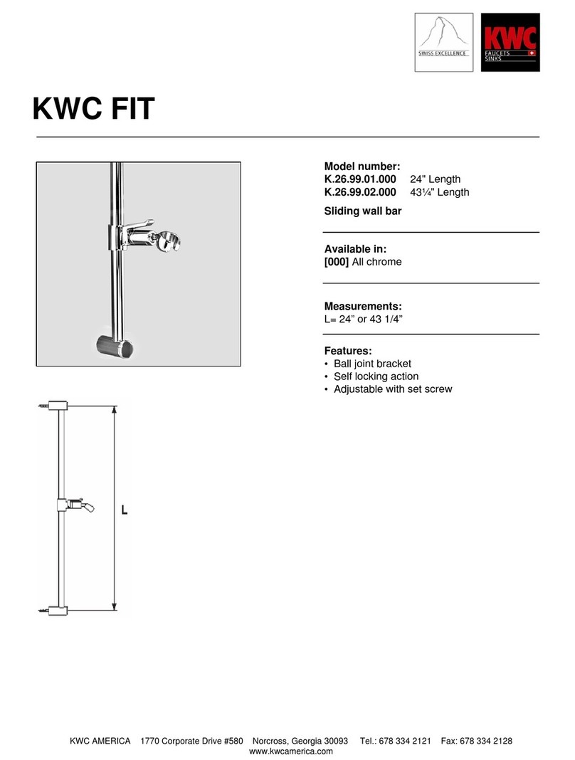 KWC FIT K.26.99.01.000 Specification sheet