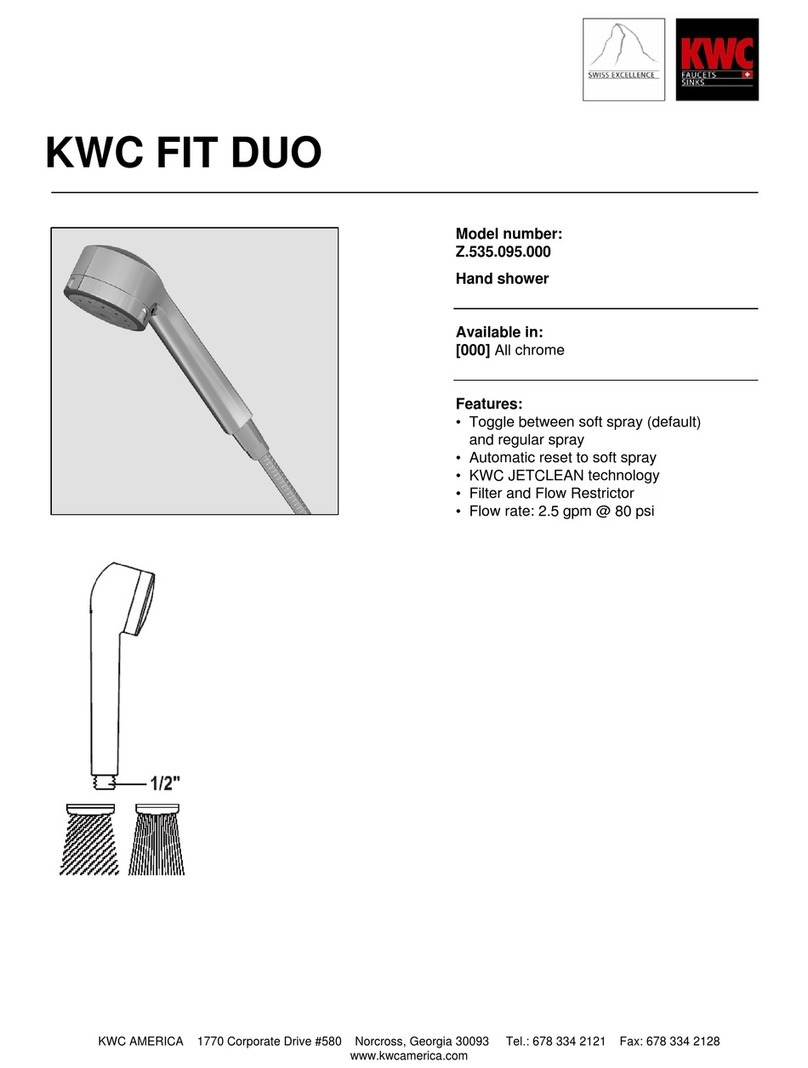 KWC FIT-DUO Z.535.095.000 User manual KWC FIT-DUO Z.535.095.000 User manual