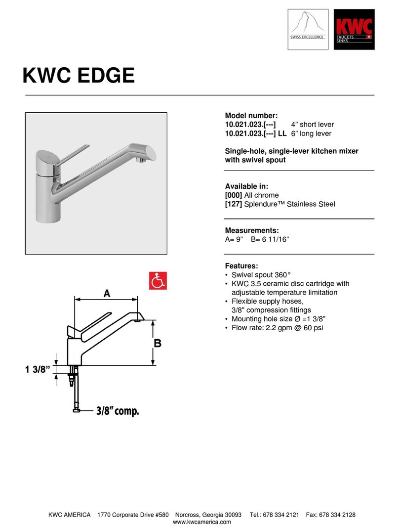 KWC Edge 10.021.023 Specifications