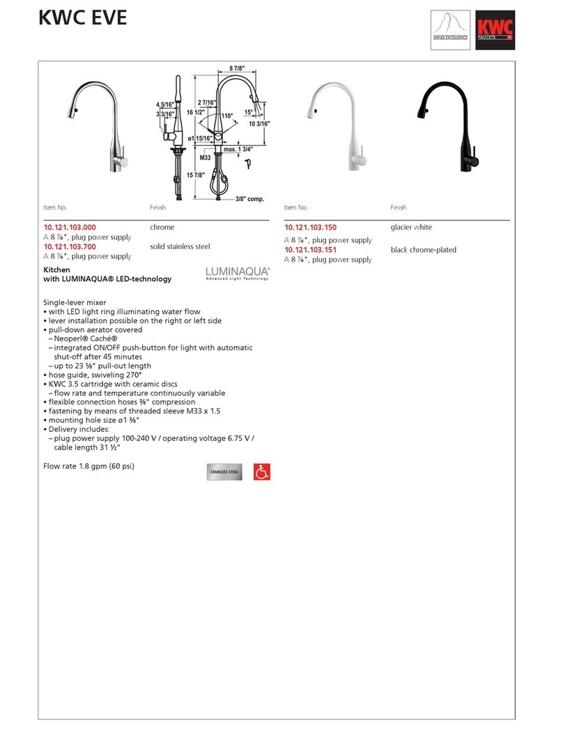KWC EVE 10.121.103.000 User manual