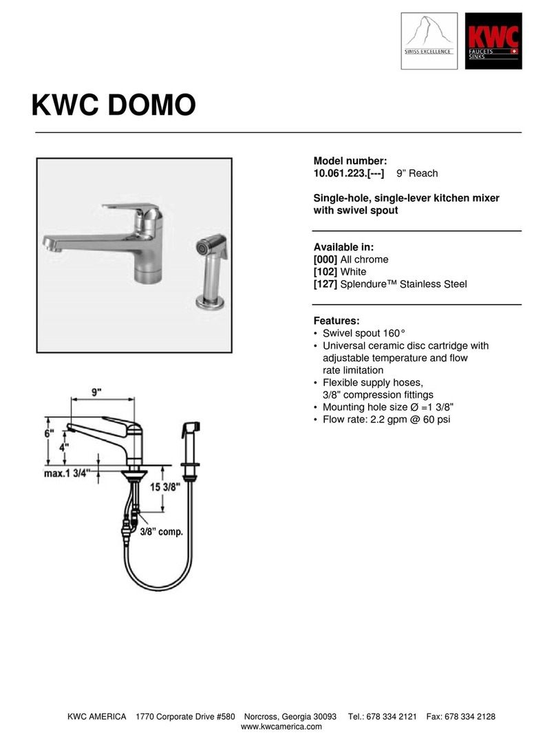 KWC DOMO 10.061.223 User manual KWC DOMO 10.061.223 User manual