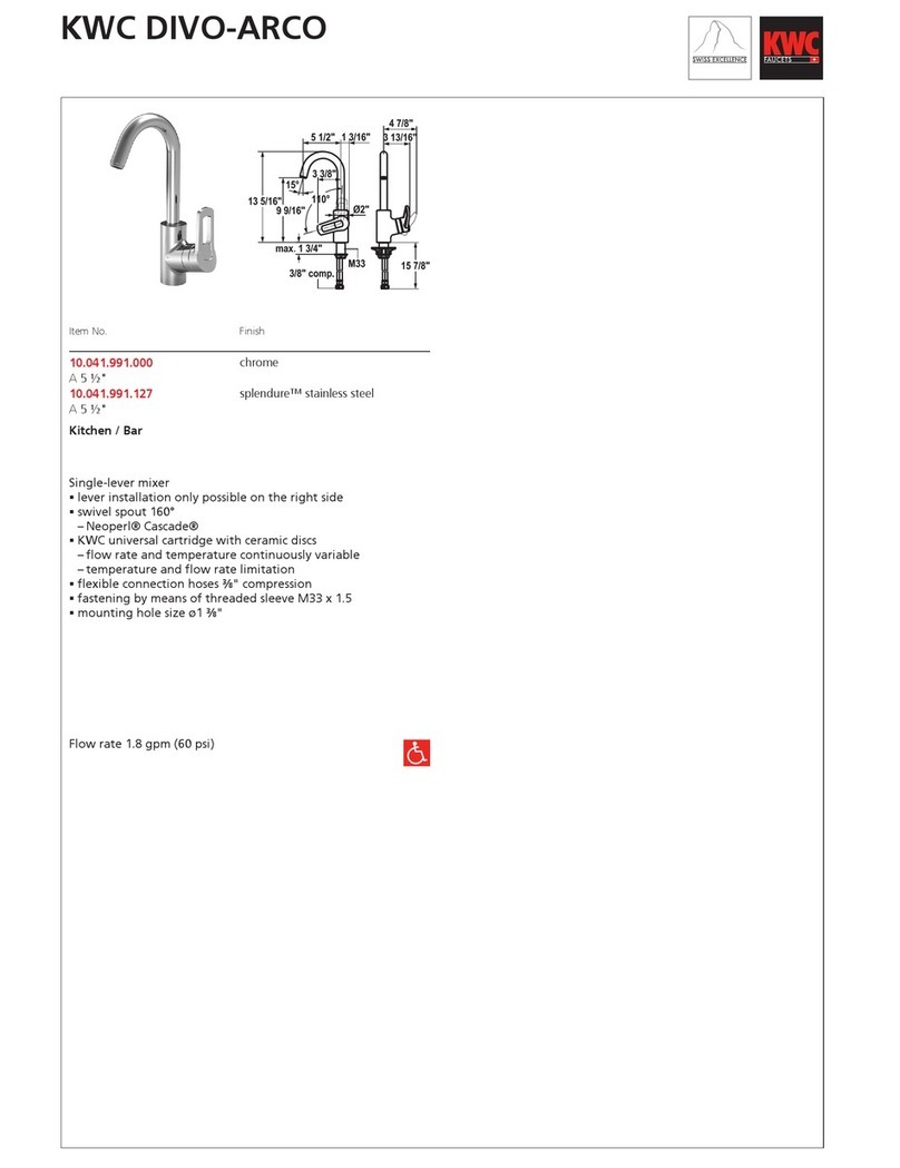 KWC DIVO-ARCO 10.041.991 User manual KWC DIVO-ARCO 10.041.991 User manual