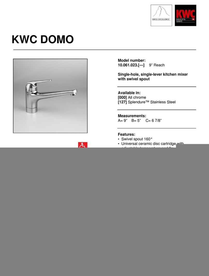 KWC DOMO 10.061.023 User manual KWC DOMO 10.061.023 User manual