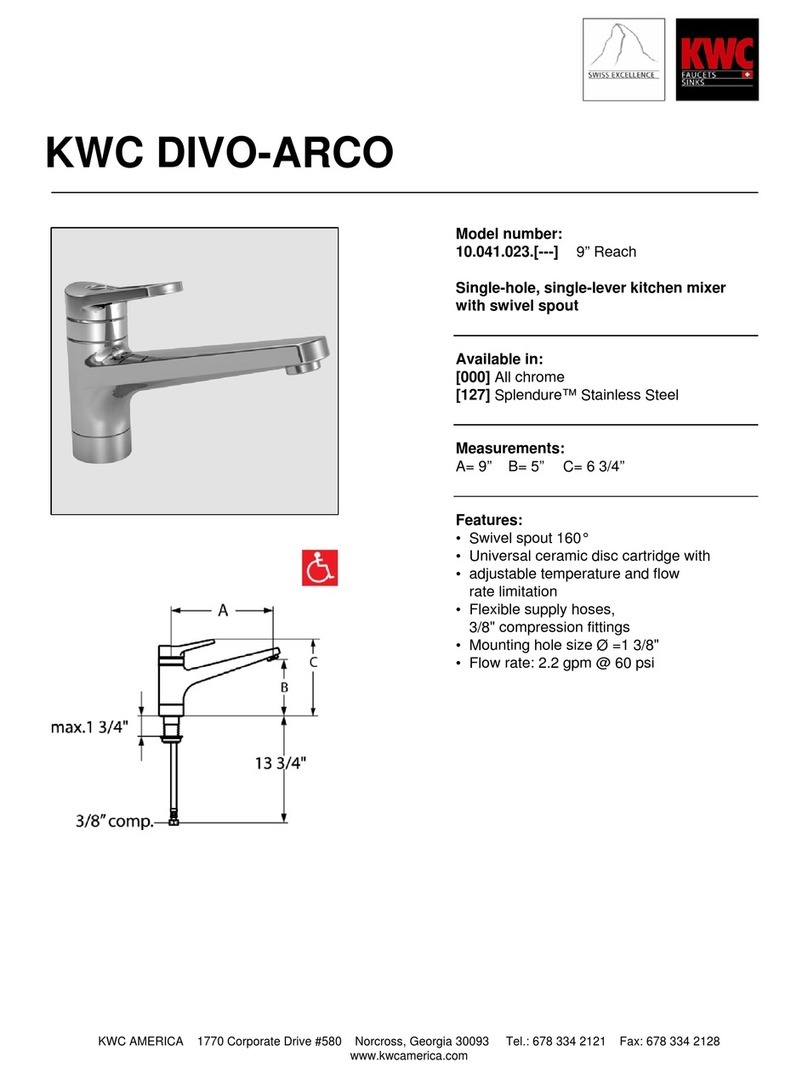 KWC Divo-Arco 10.041.023 User manual KWC Divo-Arco 10.041.023 User manual