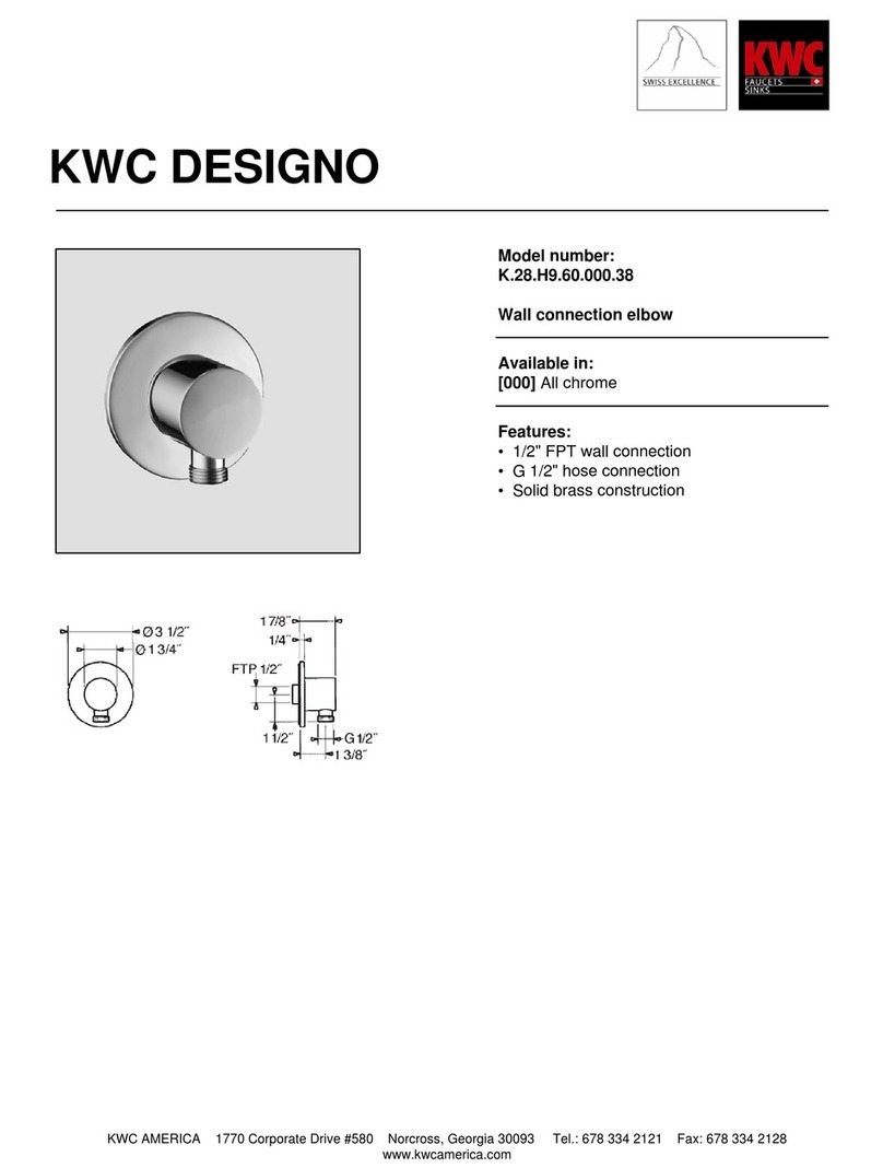 KWC DESIGNO K.28.H9.60.000.38 User manual