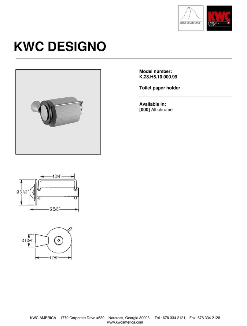 KWC Designo K.28.H5.10.000.99 Specification sheet KWC Designo K.28.H5.10.000.99 Specification sheet