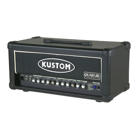 Kustom QUAD JR User manual